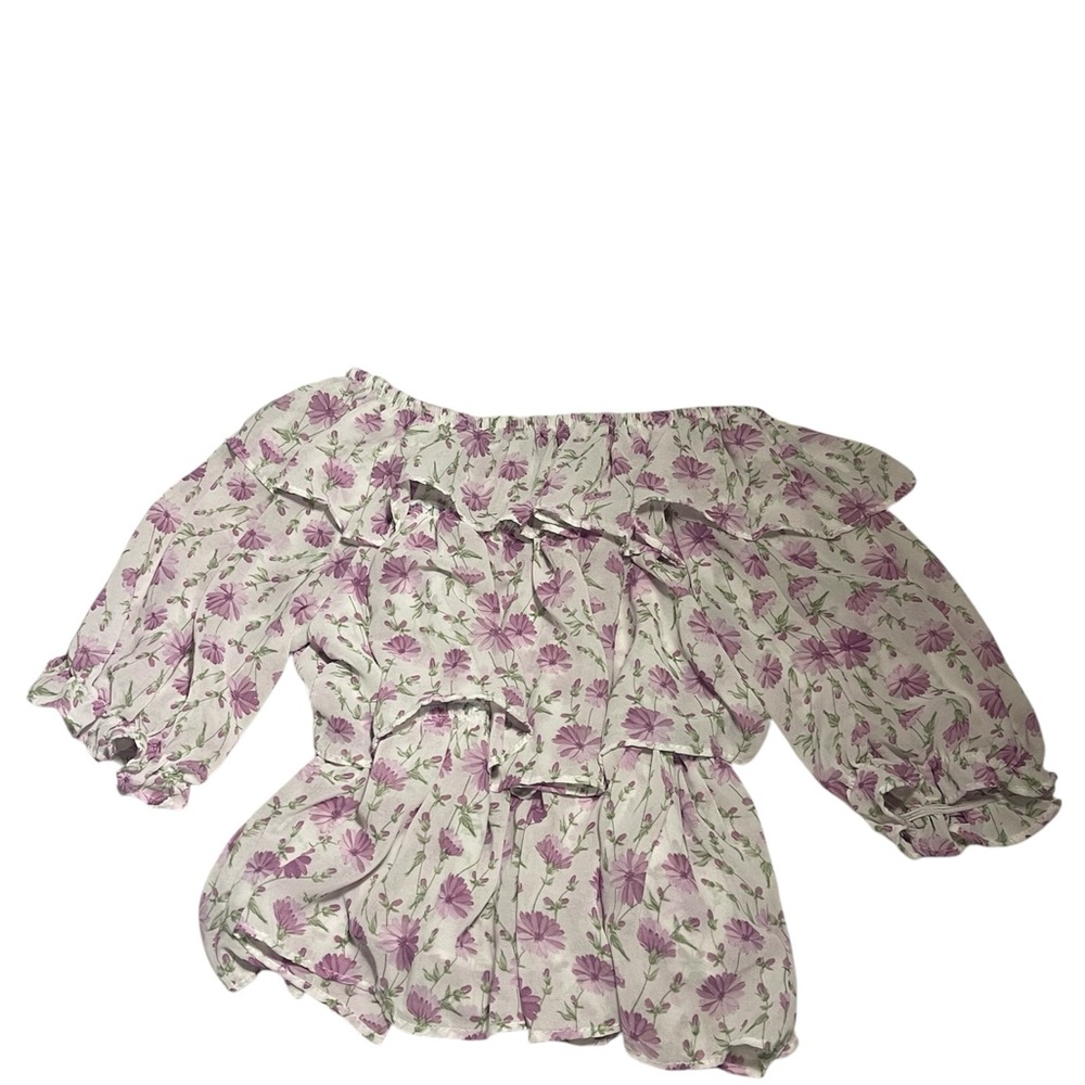 Floral Off-Shoulder Blouse